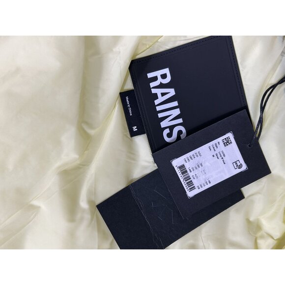 Rains Straw Yellow Loop Padded Vest, Size Medium, NWT, MSRP $250 - Picture 12 of 16